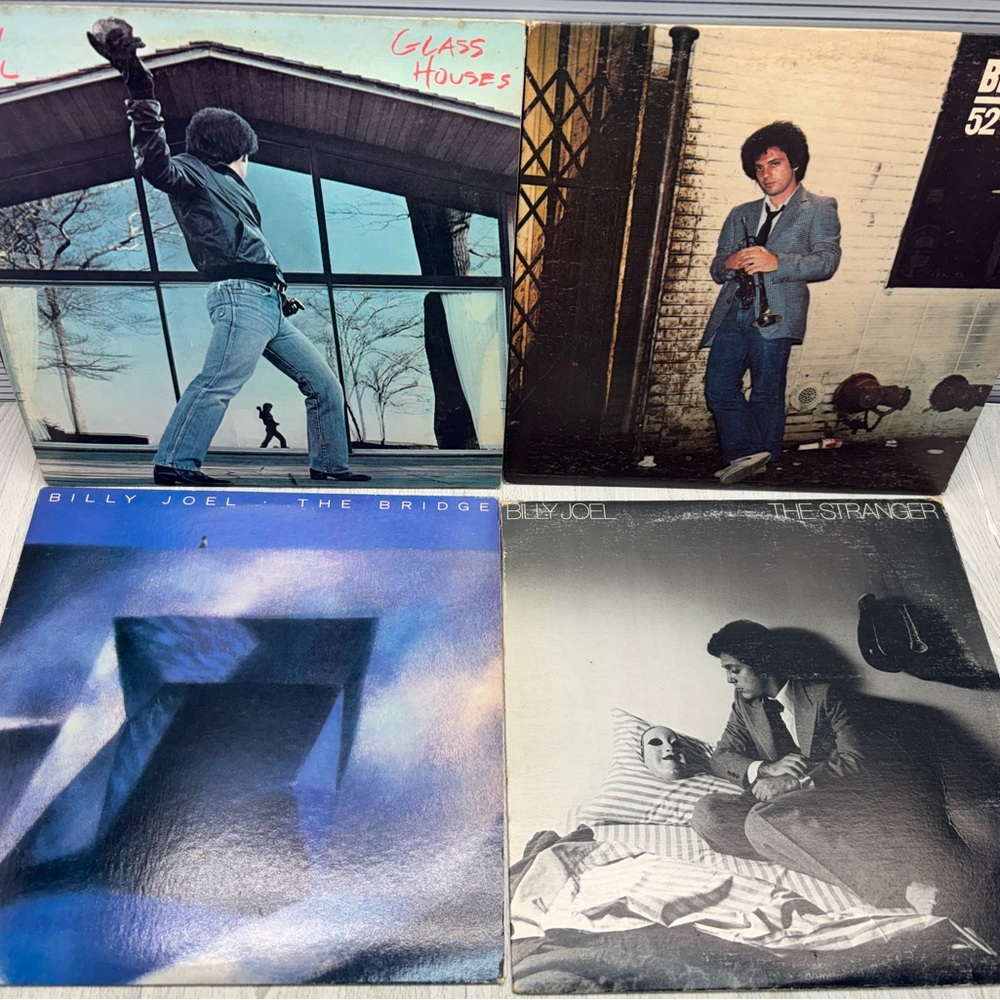 Billy Joel Vinyl Record Collection- Tested and Working- Set of 4